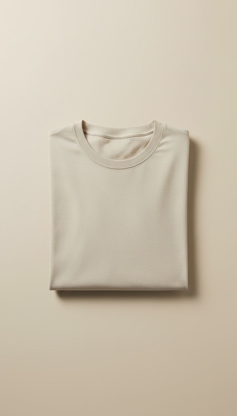 Oat Cotton Relaxed Tee